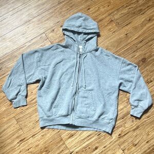 American Eagle Gray Zip-up Hoodie